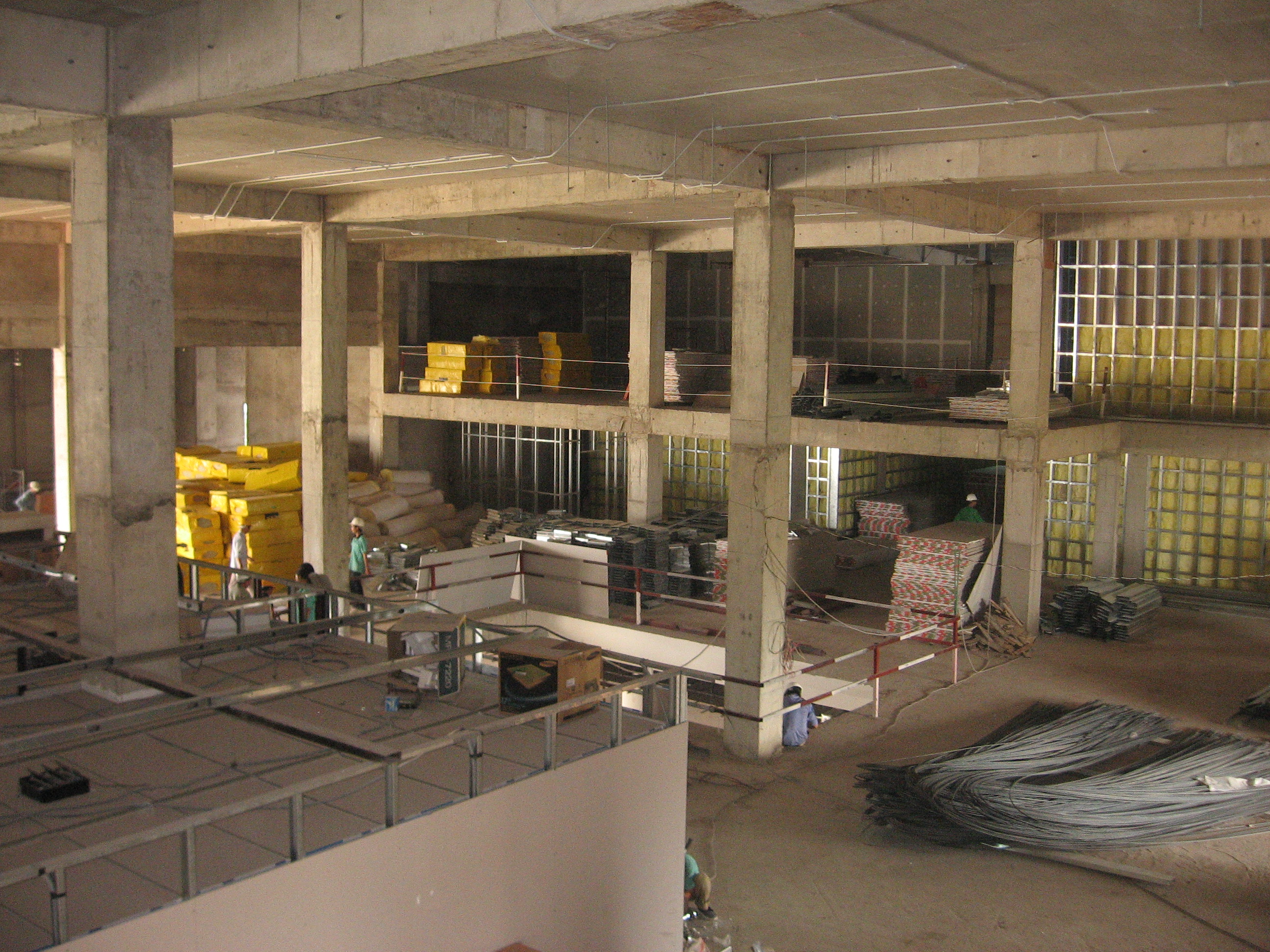 Cinema Interior Lobby Construction