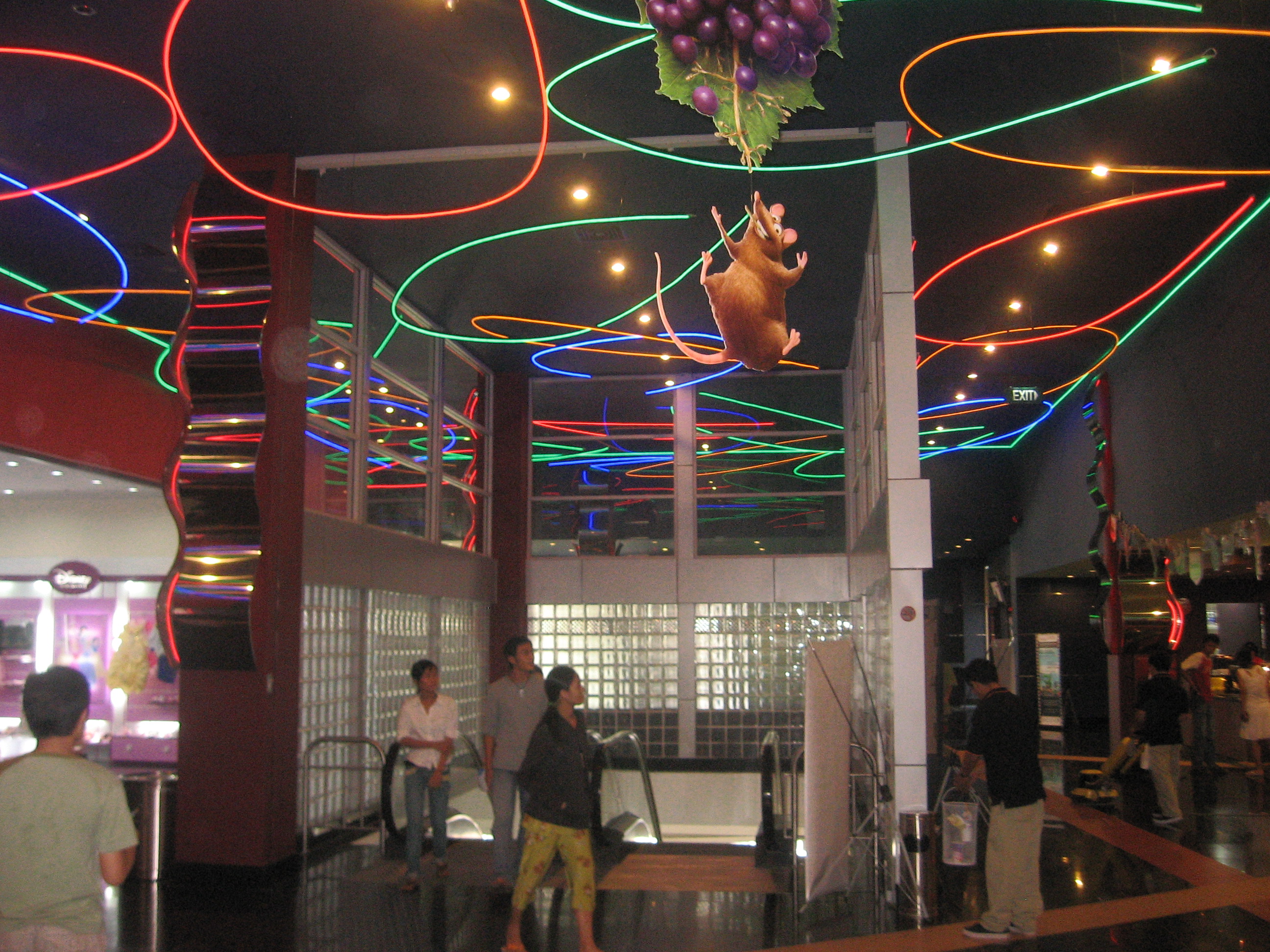 Cinema Escalator Entrance