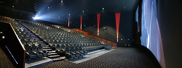 Stadium seating auditorium