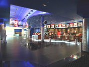 Cinema lobby and concession stand