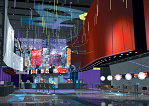 Interior lobby box office area